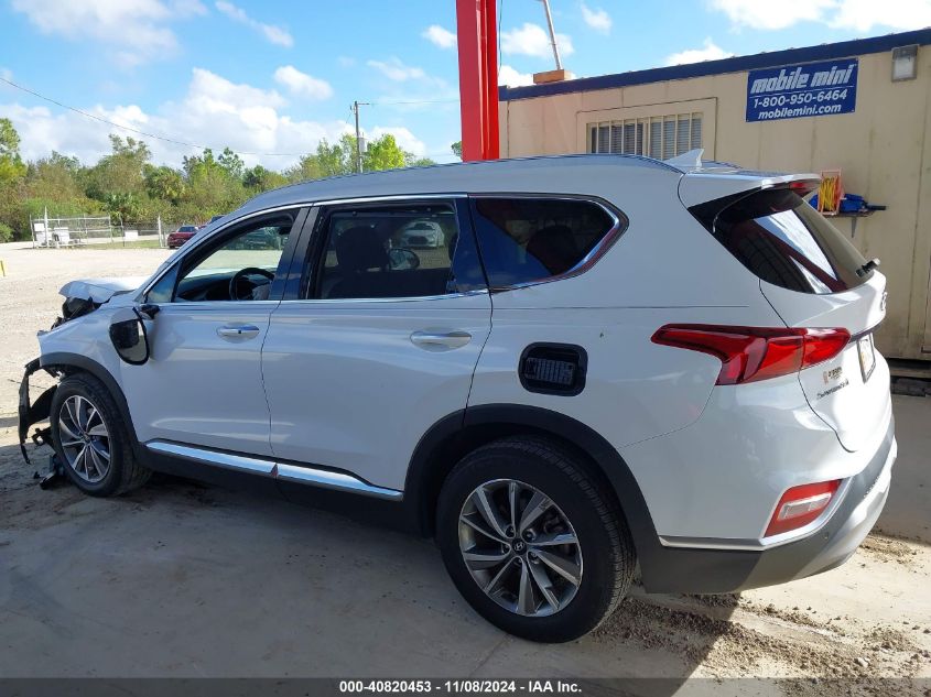 2020 Hyundai Santa Fe Sel VIN: 5NMS33AD2LH206976 Lot: 40820453