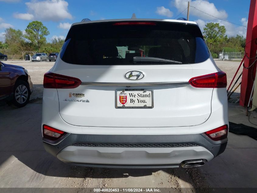 2020 Hyundai Santa Fe Sel VIN: 5NMS33AD2LH206976 Lot: 40820453