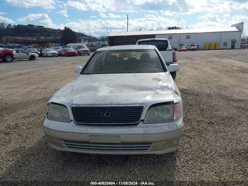 2000 Lexus Ls 400 VIN: JT8BH28F0Y0180063 Lot: 40820484