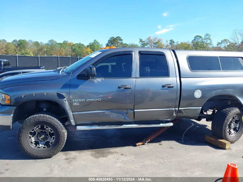 2004 Dodge Ram 2500 Slt/Laramie VIN: 3D7KU28DX4G153640 Lot: 40820493