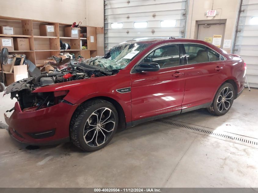 2016 Ford Taurus Sho VIN: 1FAHP2KT8GG146963 Lot: 40820504