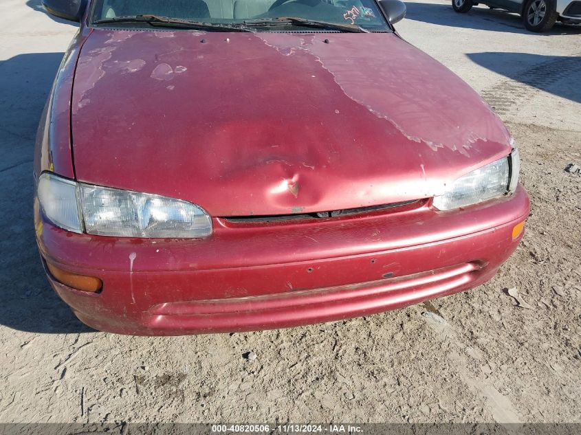 1997 Geo Prizm VIN: 1Y1SK5267VZ445271 Lot: 40820506