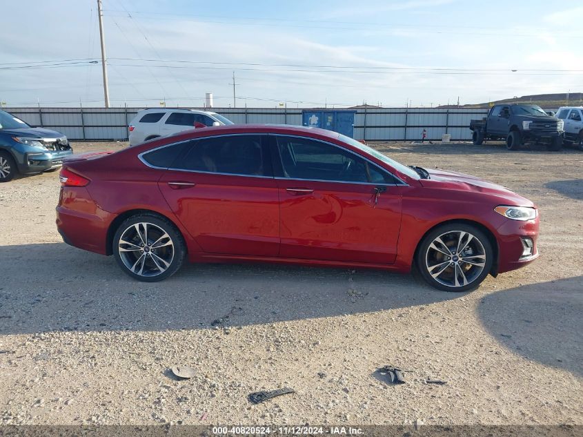 2019 FORD FUSION VIN: 3FA6P0D90KR241936