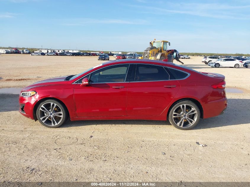 2019 FORD FUSION VIN: 3FA6P0D90KR241936