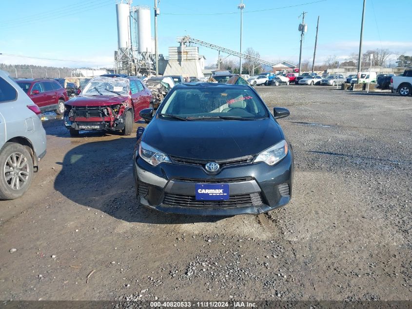 2016 Toyota Corolla Le VIN: 5YFBURHE6GP447479 Lot: 40820533