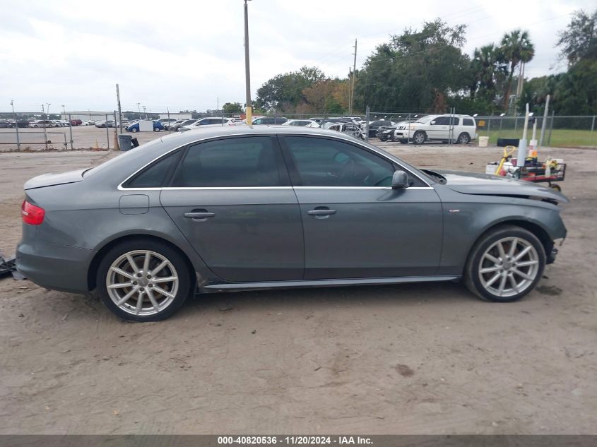 2016 Audi A4 2.0T Premium VIN: WAUFFAFL9GN006633 Lot: 40820536