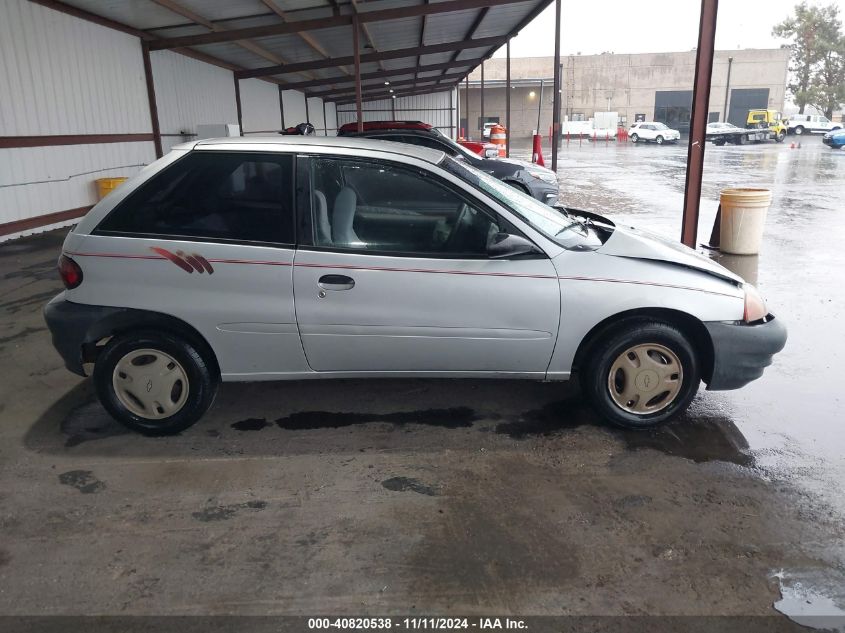 1999 Chevrolet Metro VIN: 2C1MR2262X6704493 Lot: 40820538