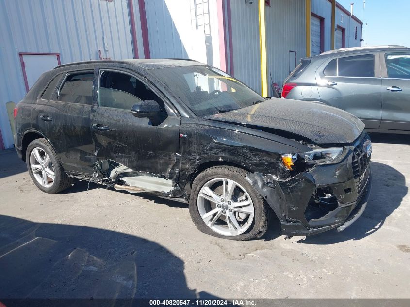 2021 Audi Q3 Premium 45 Tfsi S Line Quattro Tiptronic VIN: WA1DECF35M1005579 Lot: 40820547