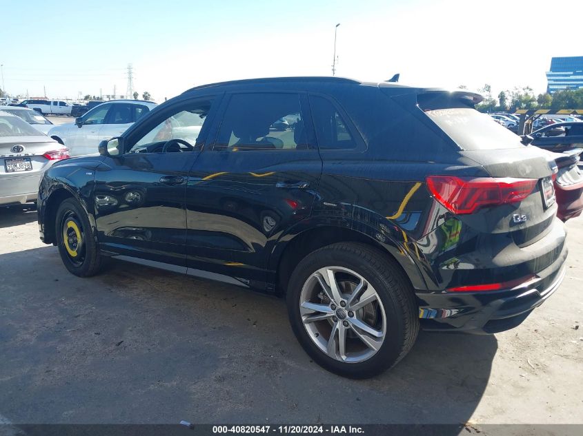 2021 Audi Q3 Premium 45 Tfsi S Line Quattro Tiptronic VIN: WA1DECF35M1005579 Lot: 40820547