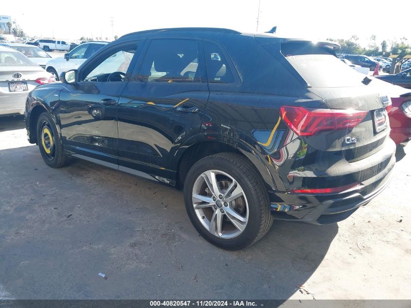 VIN WA1DECF35M1005579 2021 AUDI Q3 no.3