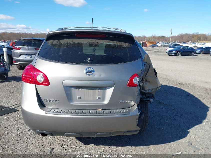 2008 Nissan Rogue Sl VIN: JN8AS58V78W143598 Lot: 40820570