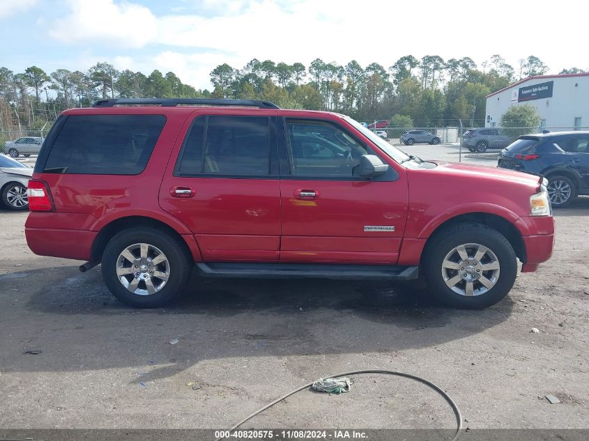 2008 Ford Expedition Xlt VIN: 1FMFU16578LA72424 Lot: 40820575