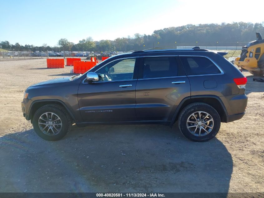 2014 Jeep Grand Cherokee Limited VIN: 1C4RJFBG5EC375518 Lot: 40820581