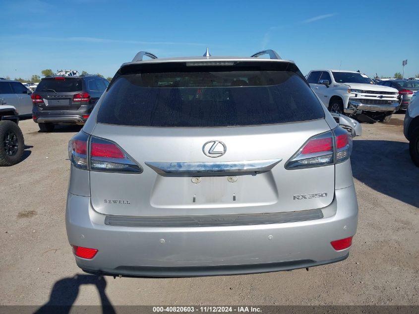 2015 Lexus Rx 350 VIN: 2T2ZK1BA9FC167531 Lot: 40820603