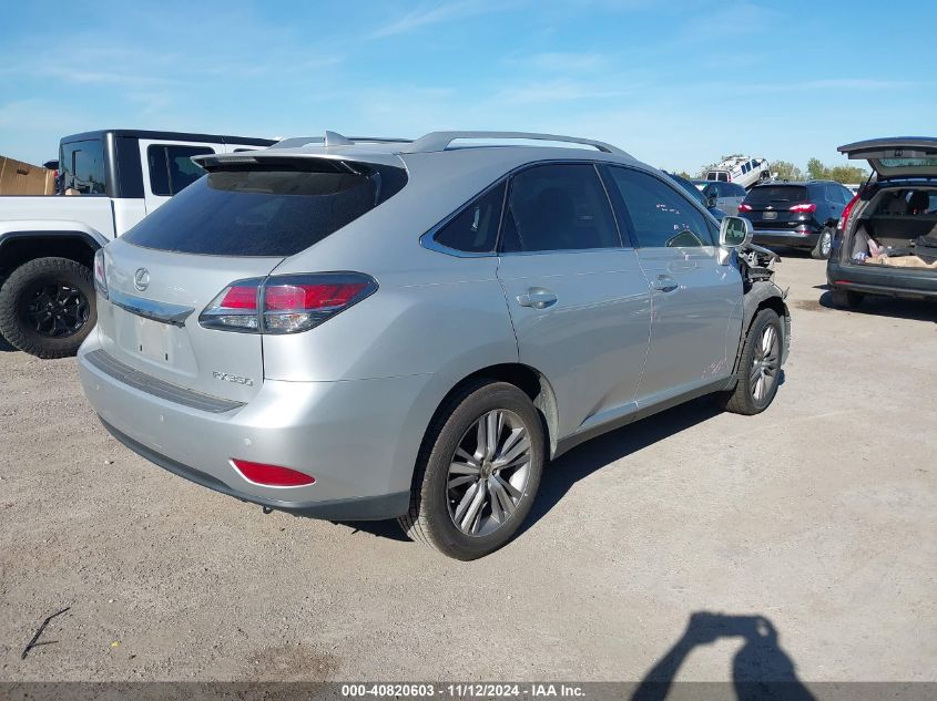 2015 Lexus Rx 350 VIN: 2T2ZK1BA9FC167531 Lot: 40820603