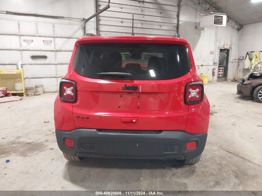 2018 Jeep Renegade Upland Edition 4X4 VIN: ZACCJBAB9JPH99052 Lot: 40820608