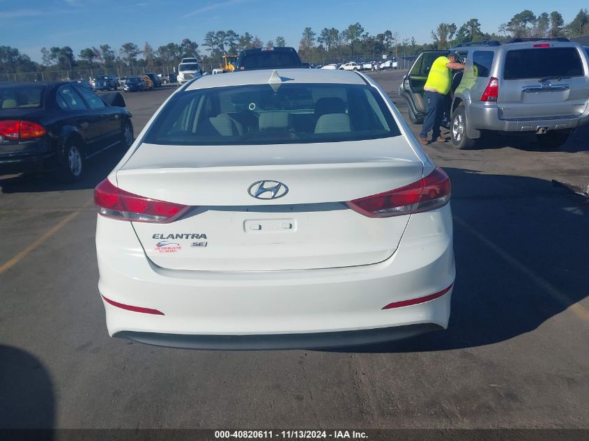 2017 Hyundai Elantra Se VIN: 5NPD74LF0HH174458 Lot: 40820611