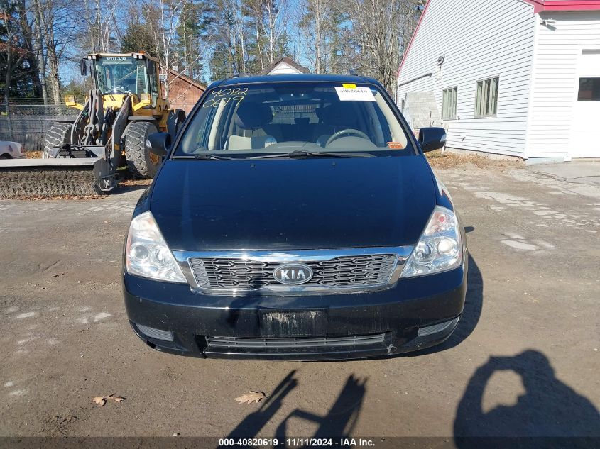 2012 Kia Sedona Lx VIN: KNDMG4C76C6496288 Lot: 40820619