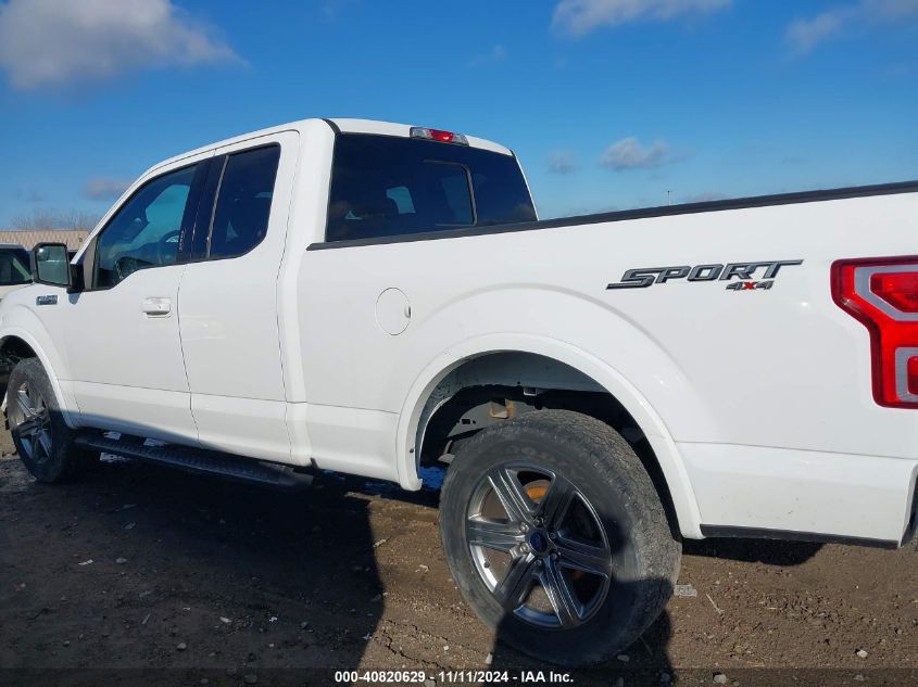 2018 Ford F-150 Xlt VIN: 1FTFX1EG8JFA59099 Lot: 40820629