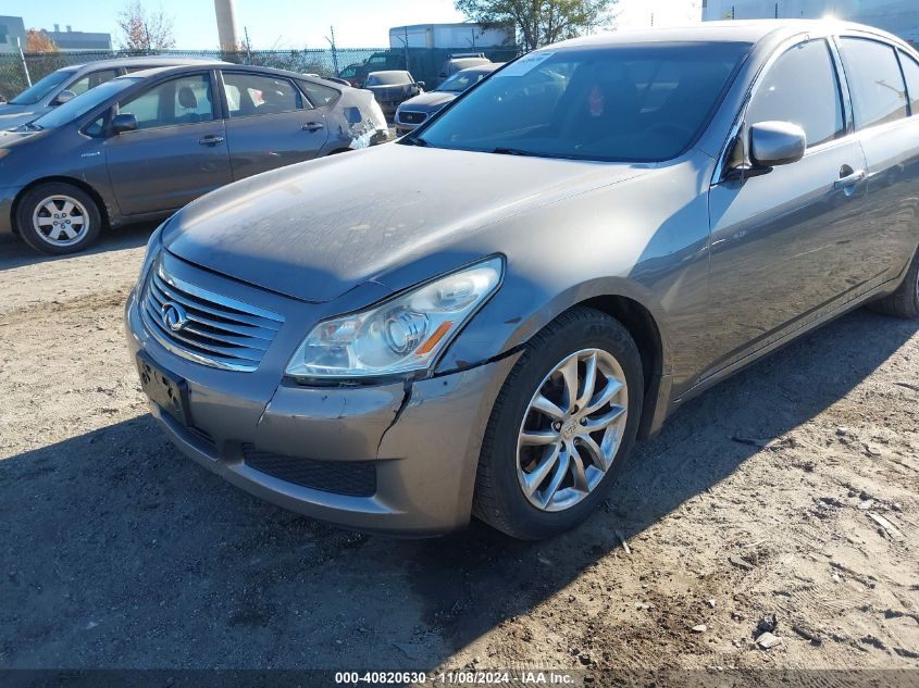 2007 Infiniti G35X VIN: JNKBV61F47M824715 Lot: 40820630