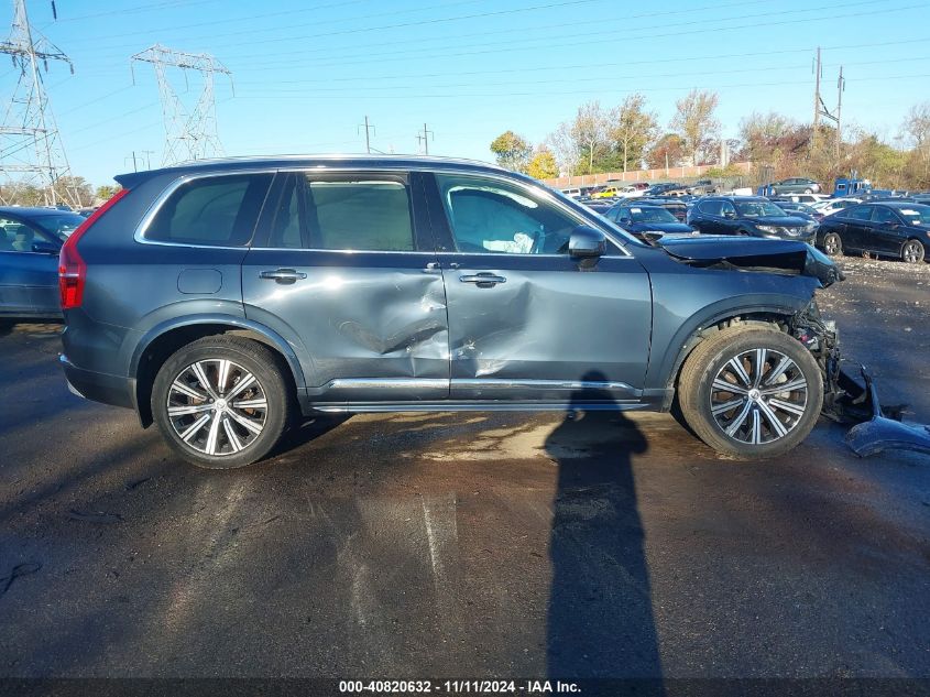 2022 Volvo Xc90 T8 Recharge Inscription VIN: YV4BR0CL4N1816664 Lot: 40820632