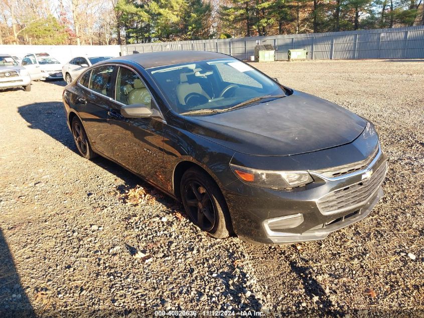 2016 Chevrolet Malibu Ls VIN: 1G1ZB5ST8GF272821 Lot: 40820636