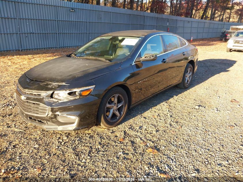 2016 Chevrolet Malibu Ls VIN: 1G1ZB5ST8GF272821 Lot: 40820636