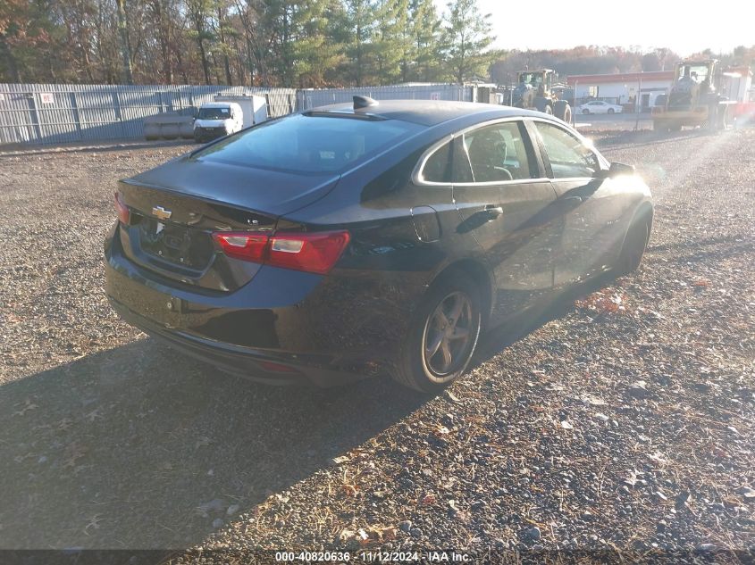 2016 Chevrolet Malibu Ls VIN: 1G1ZB5ST8GF272821 Lot: 40820636