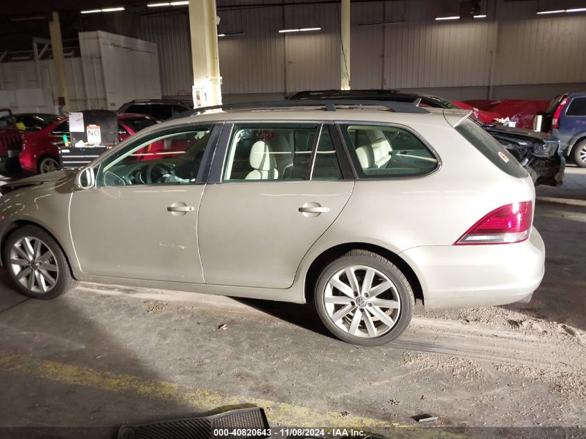 2013 Volkswagen Jetta Sportwagen 2.0L Tdi VIN: 3VWML7AJ0DM641304 Lot: 40820643