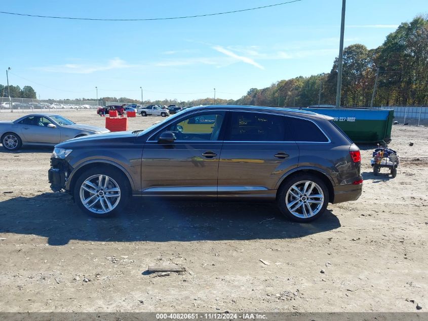 2017 Audi Q7 3.0T Premium VIN: WA1VAAF72HD021878 Lot: 40820651