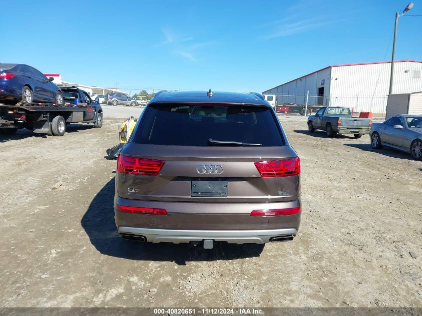 2017 Audi Q7 3.0T Premium VIN: WA1VAAF72HD021878 Lot: 40820651