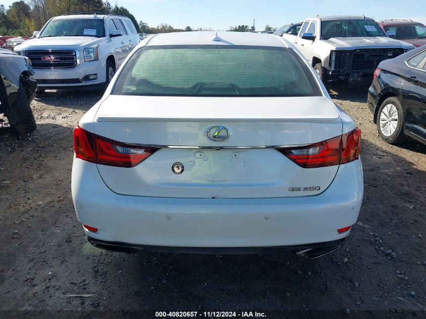 2013 Lexus Gs 350 VIN: JTHBE1BL3D5017292 Lot: 40820657