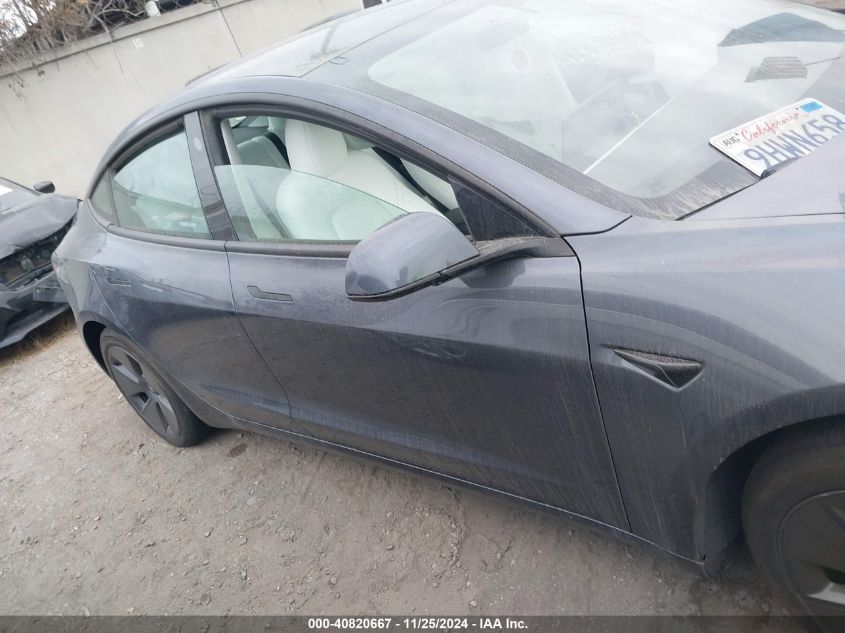 2023 TESLA MODEL 3 REAR-WHEEL DRIVE - 5YJ3E1EA4PF638561