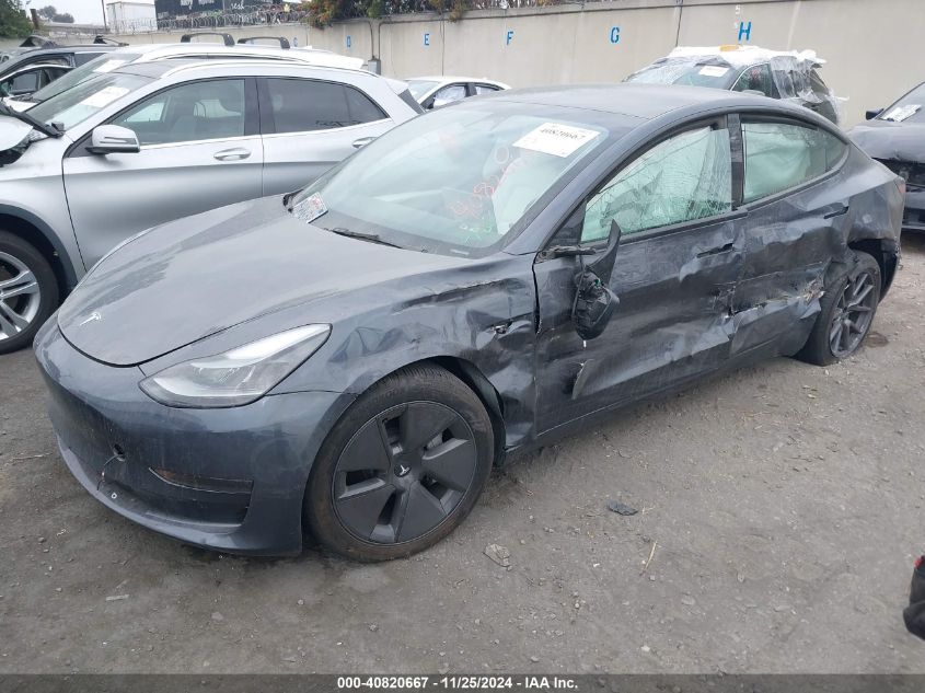 VIN 5YJ3E1EA4PF638561 2023 Tesla Model 3, Rear-Whee... no.2