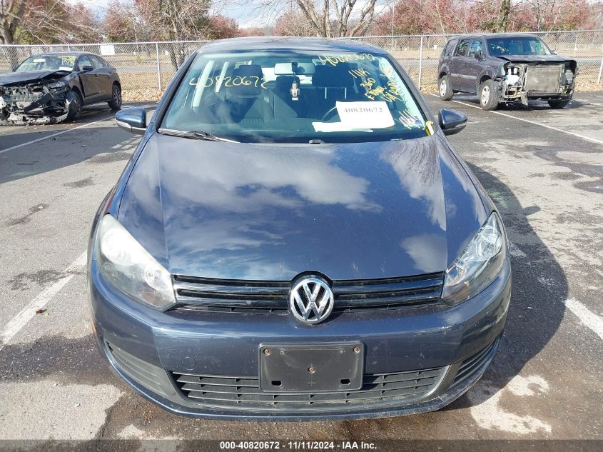 2013 Volkswagen Golf 2.5L 4-Door VIN: WVWDB7AJ6DW139967 Lot: 40820672