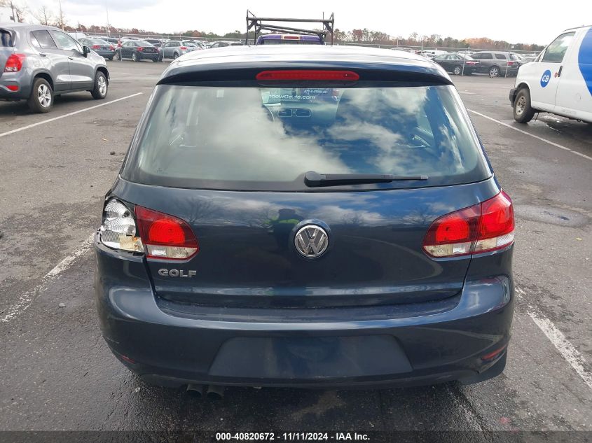 2013 Volkswagen Golf 2.5L 4-Door VIN: WVWDB7AJ6DW139967 Lot: 40820672