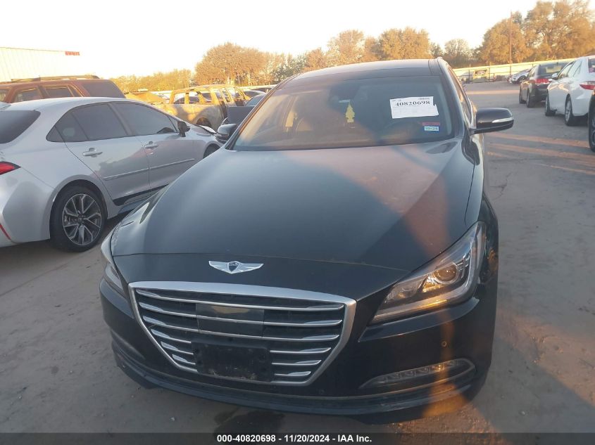 2015 Hyundai Genesis 5.0 VIN: 00KMHGN4JF0FU0415 Lot: 40820698