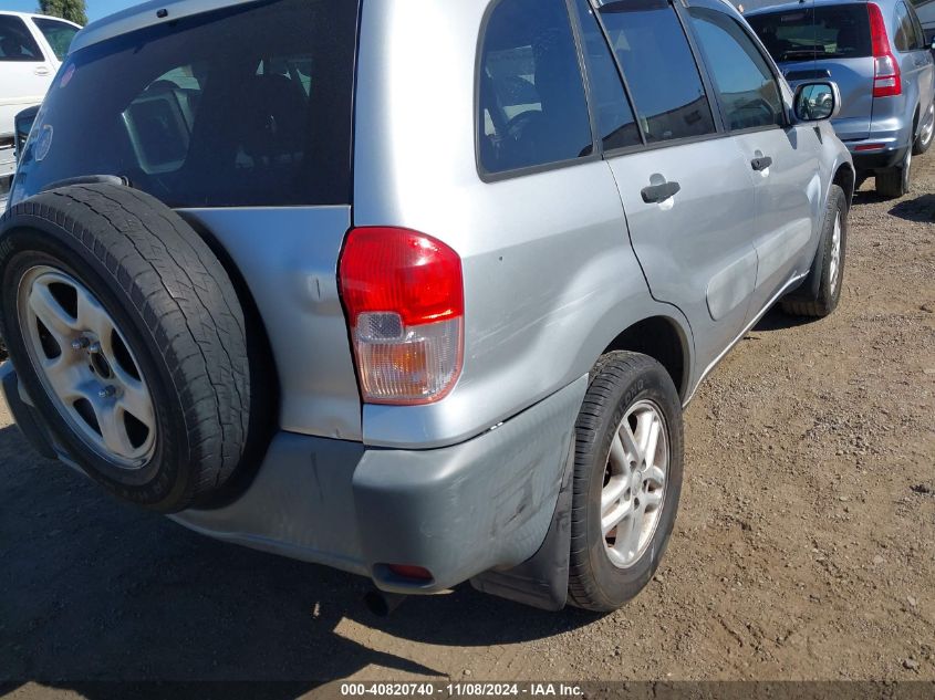 2001 Toyota Rav4 VIN: JTEGH20V910038077 Lot: 40820740