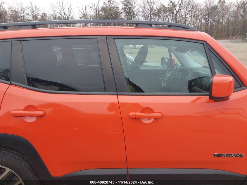 2015 Jeep Renegade Latitude VIN: ZACCJBBT5FPB87655 Lot: 40820743