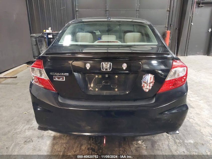 2012 Honda Civic Ex-L VIN: 2HGFB2F9XCH513862 Lot: 40820752