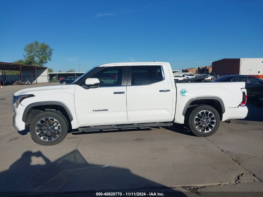 2024 Toyota Tundra Crewmax Limited VIN: 5TFJA5DB3RX165944 Lot: 40820770