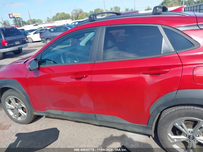 2022 Hyundai Kona Sel VIN: KM8K62AB7NU816640 Lot: 40820778