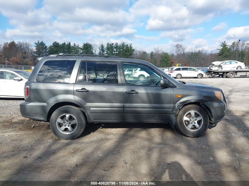 2008 Honda Pilot Ex-L VIN: 5FNYF18648B021172 Lot: 40820798