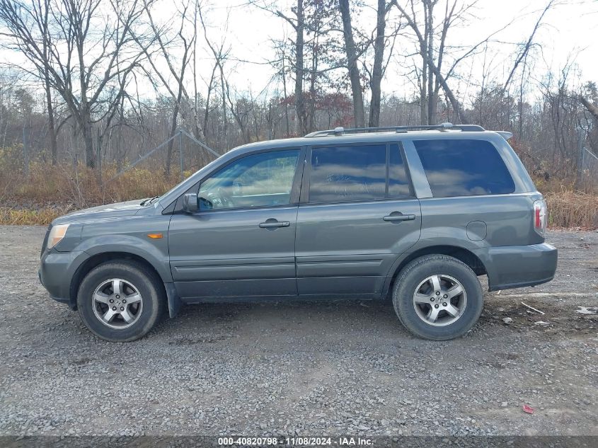 2008 Honda Pilot Ex-L VIN: 5FNYF18648B021172 Lot: 40820798