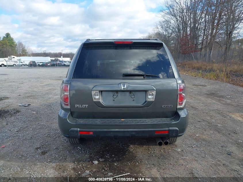 2008 Honda Pilot Ex-L VIN: 5FNYF18648B021172 Lot: 40820798