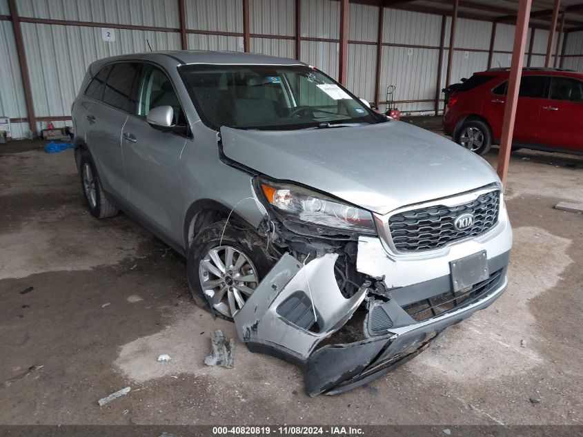 2019 Kia Sorento 3.3L Lx VIN: 5XYPG4A59KG490057 Lot: 40820819