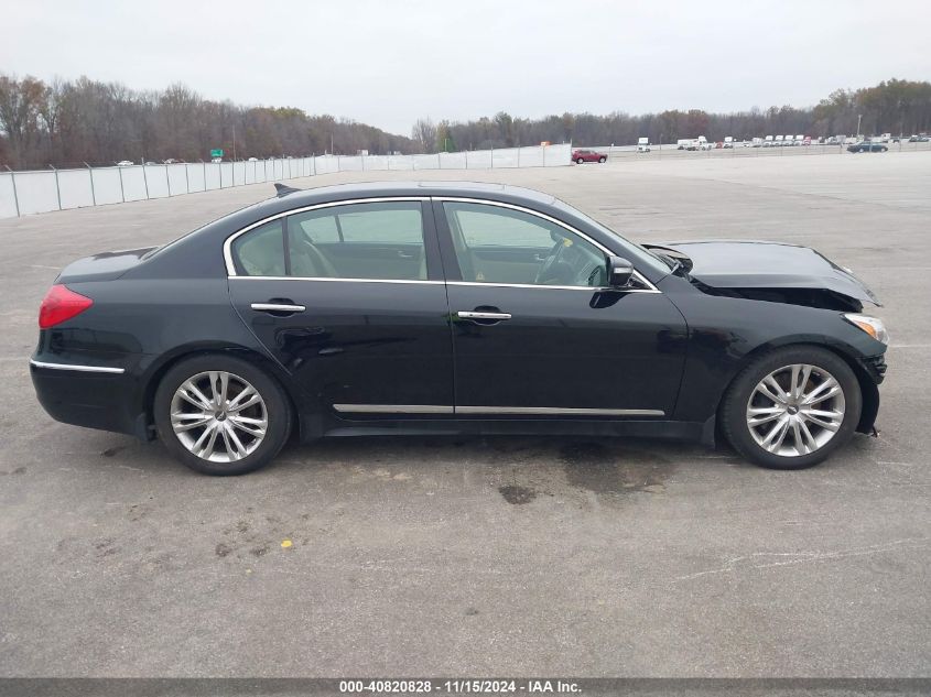 2012 Hyundai Genesis 4.6 VIN: KMHGC4DF7CU205240 Lot: 40820828