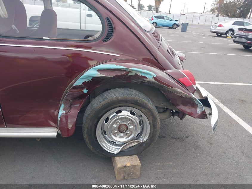 1972 Vw Beetle VIN: 00000000022403889 Lot: 40820834