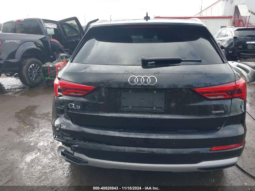 2022 Audi Q3 Premium 40 Tfsi Quattro Tiptronic VIN: WA1AUCF39N1039256 Lot: 40820843