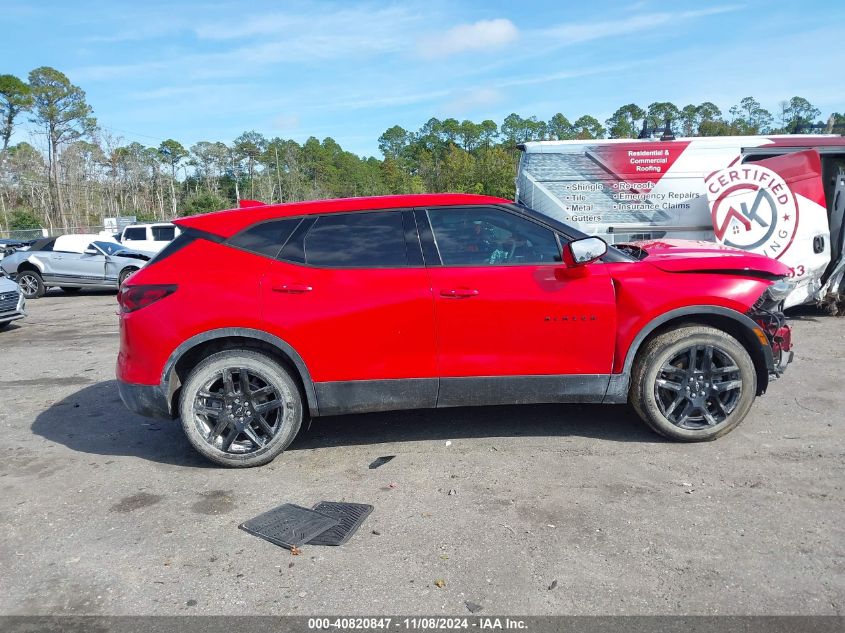 2021 Chevrolet Blazer Fwd 1Lt VIN: 3GNKBBRA1MS538559 Lot: 40820847